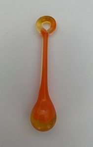 Glastropfen orange